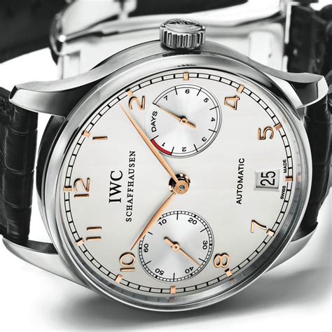 iwc portuguese 7 days price|pre owned iwc portuguese chronograph.